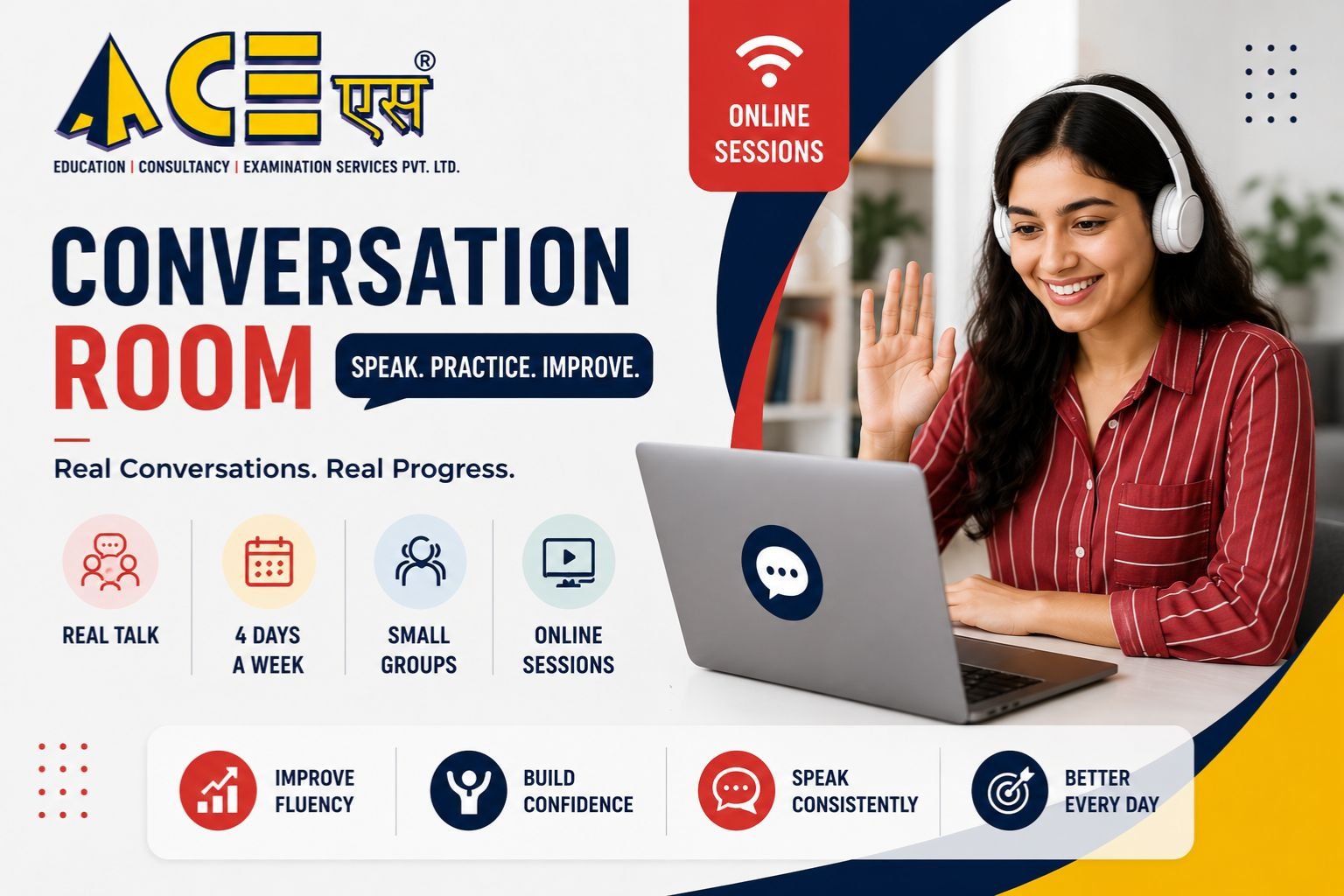 Conversation Room – Speak. Practice. Improve (Advance)